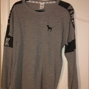 Long sleeve PINK VS grey long sleeve!